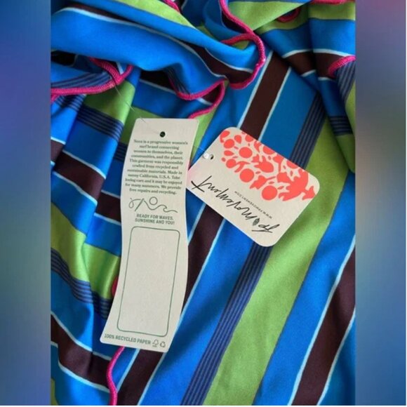 Free People NWT Seea Swim top long sleeve size S - Picture 5 of 7